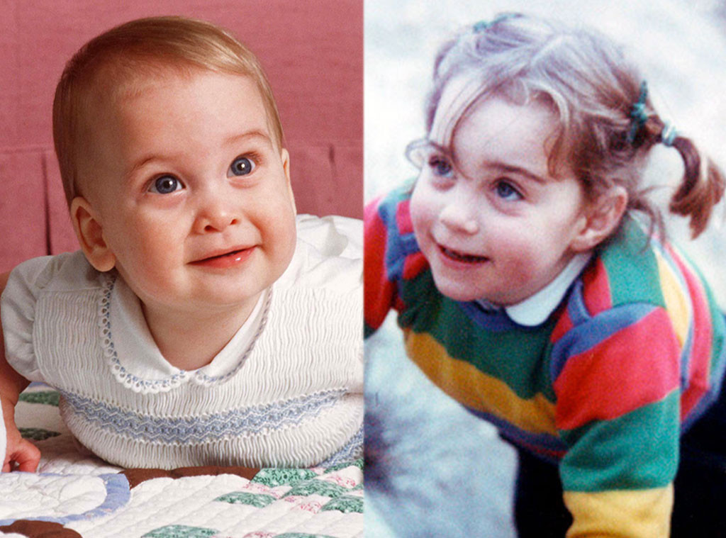 Baby Prince William, Baby Kate Middleton