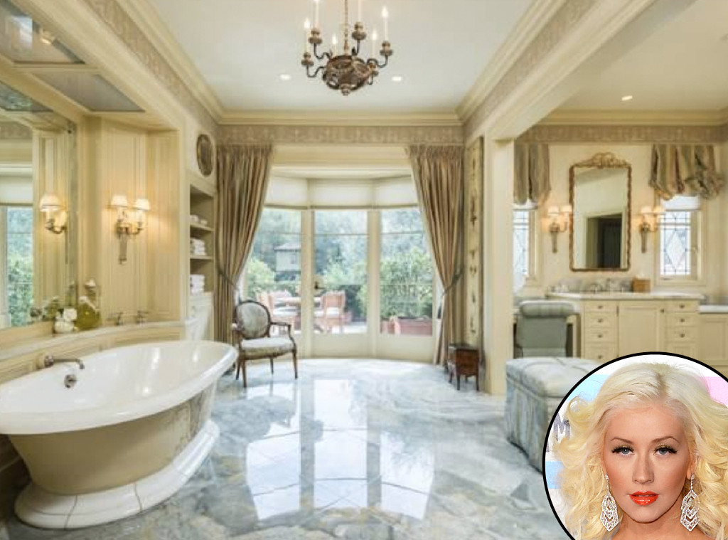 Christina Aguilera from Celebs' Stunning Bathrooms | E! News