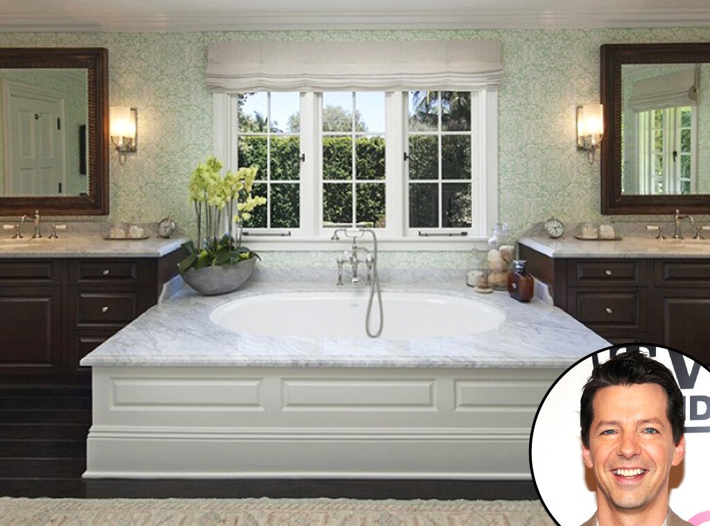 Sean Hayes from Celebs' Stunning Bathrooms E! News