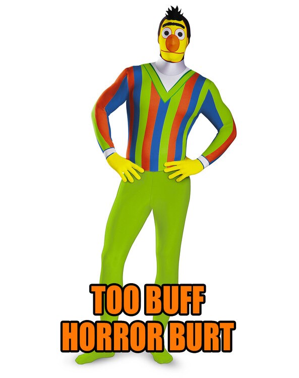 Too Buff Horror Burt from Literal Halloween Costumes E! News
