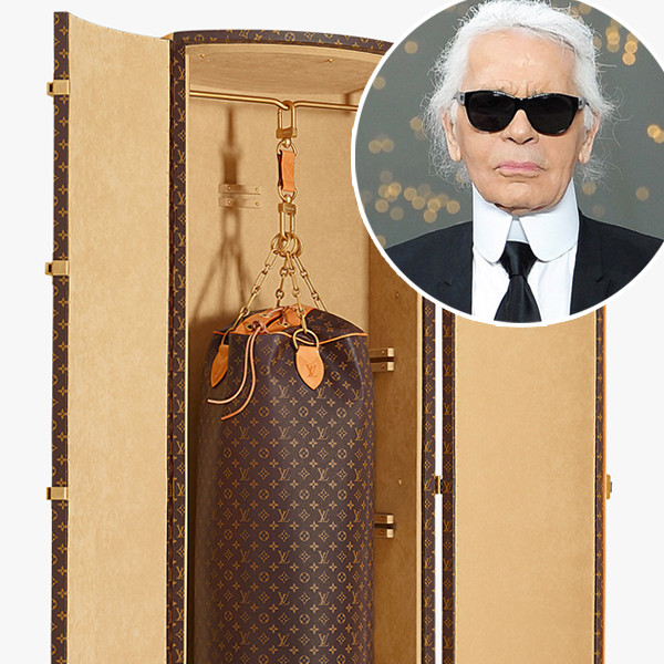 Hvert år byrde Sygdom Karl Lagerfeld Designs $175K Louis Vuitton Punching Bag - E! Online