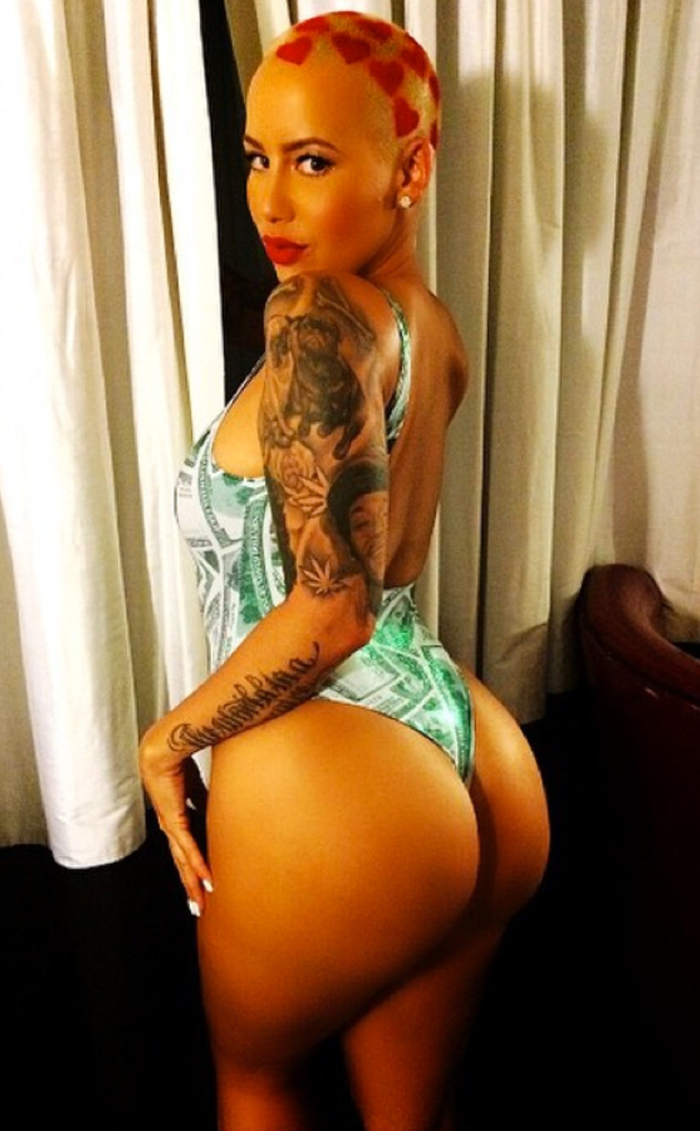 Behind You From Amber Rose S Most Revealing Photos E News