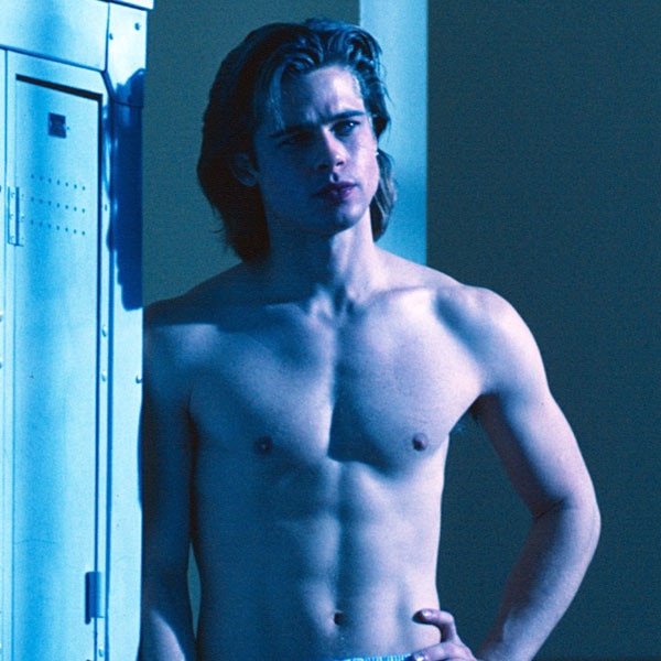 Brad Pitt Is 25 Shirtless Wearing Tiny Boxers in Sexy Vintage Pic