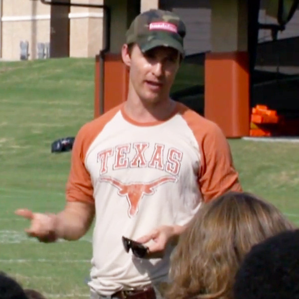Watch Matthew McConaughey's Rousing Speech to Texas Longhorns