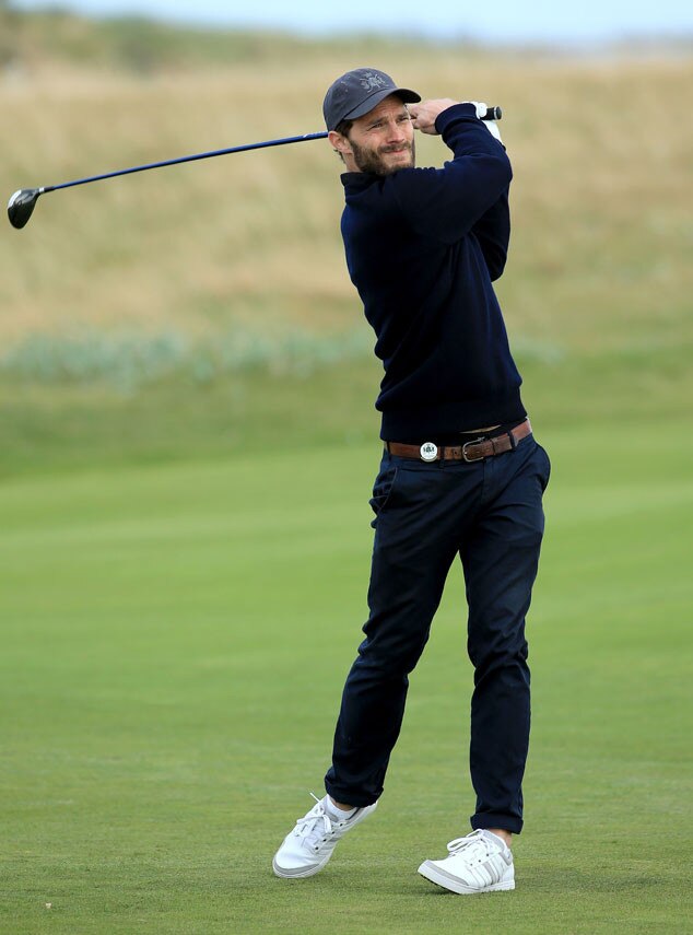 Jamie Dornan Plays Golf With Bill Murray and Damian Lewis in Scotland ...