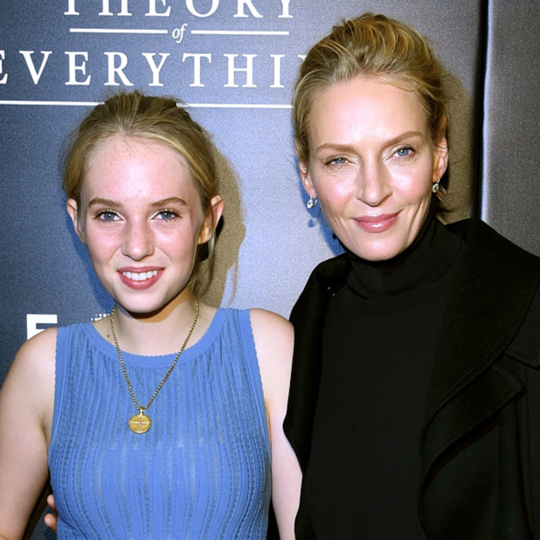 Uma Thurman S 16 Year Old Daughter Looks Just Like Her Mama E Online Uma Thurman S 16 Year Old Daughter Looks Just Like Her Mama E Online