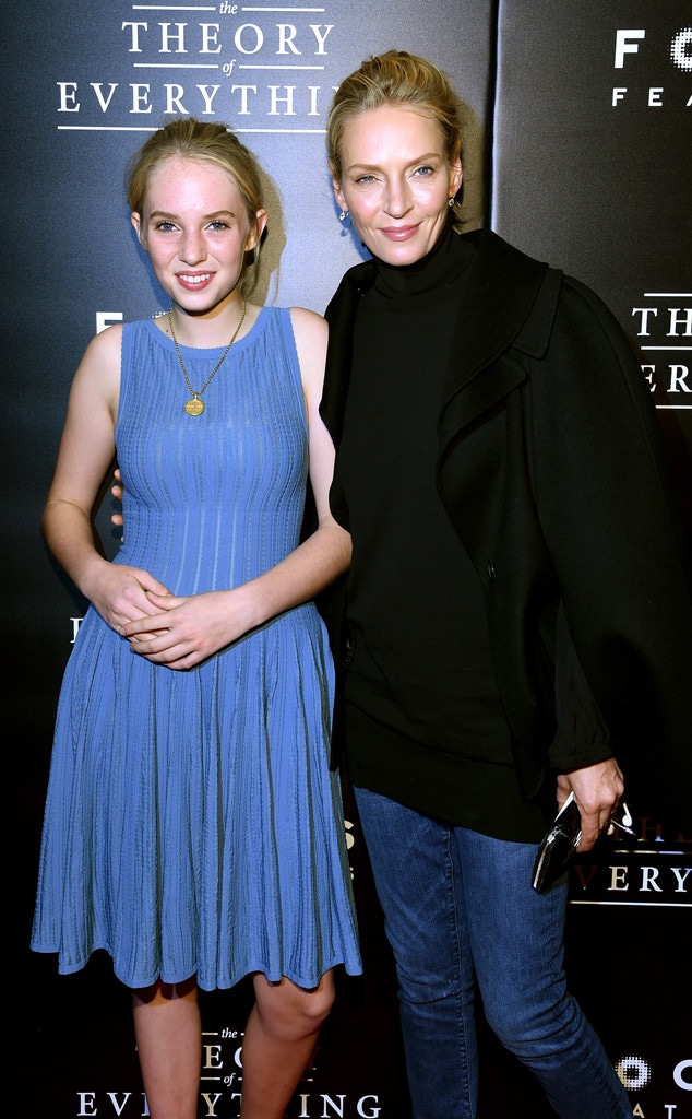 Uma Thurman S 16 Year Old Daughter Looks Just Like Her Mama E Online Uma Thurman S 16 Year Old Daughter Looks Just Like Her Mama E Online