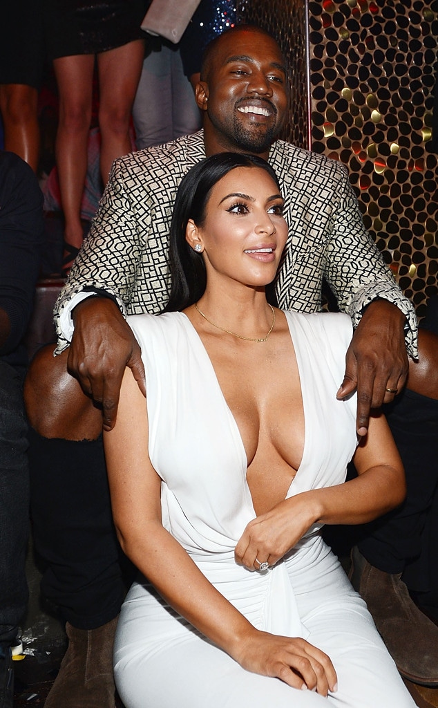 Kanye West, Kim Kardashian, Birthday 2014