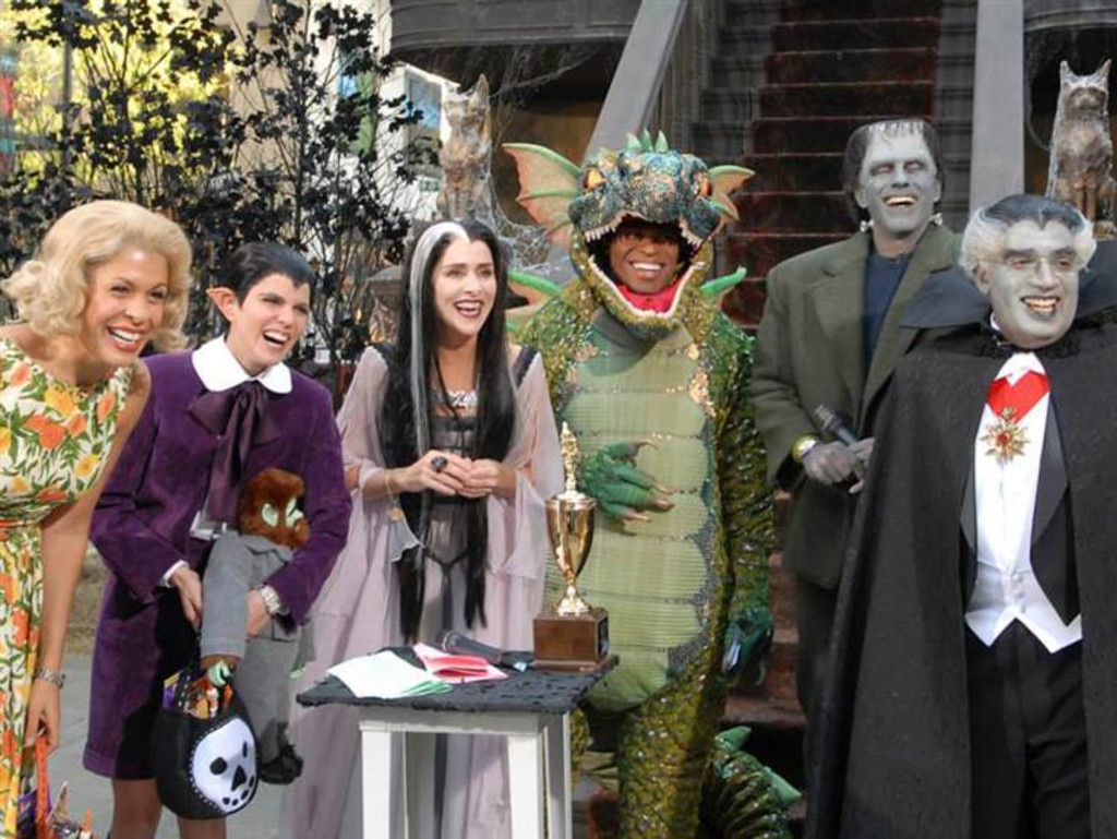 The Munster Family from Today Show Hosts' Halloween Costumes Through