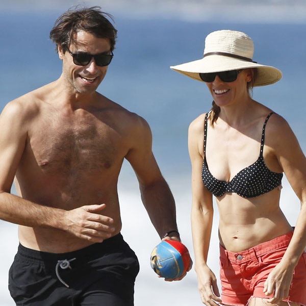 Hilary Swank Shows Off Her Bikini Bod at the Beach