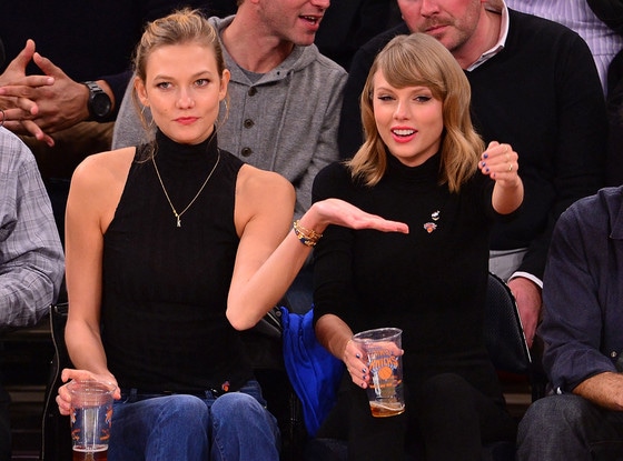 Taylor Swift ''Dunks'' With NY Knicks, Gets Beers With Karlie Kloss | E