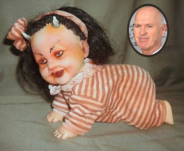 crawling creepy doll