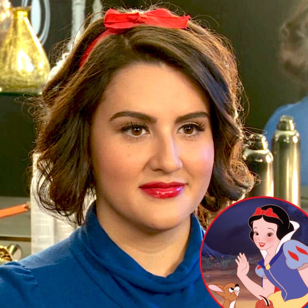 Image of Half-up, half-down Snow White hairstyle