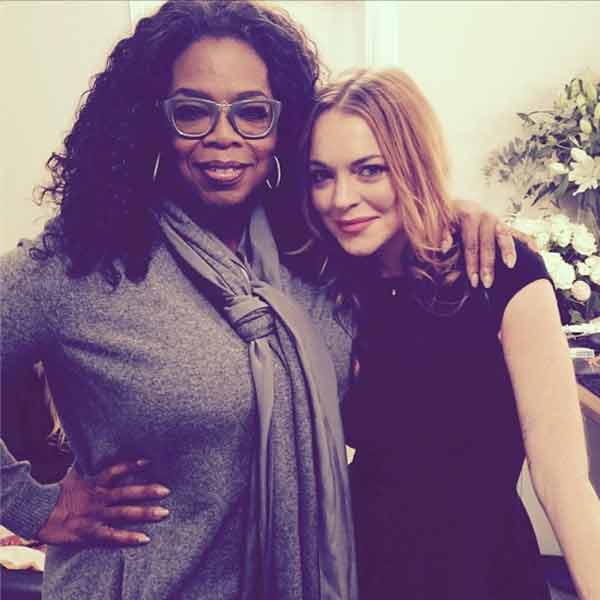 Oprah Winfrey, Lindsay Lohan