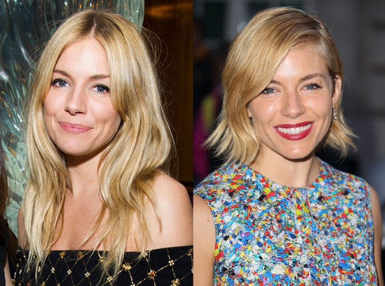 Sienna Miller, Hair