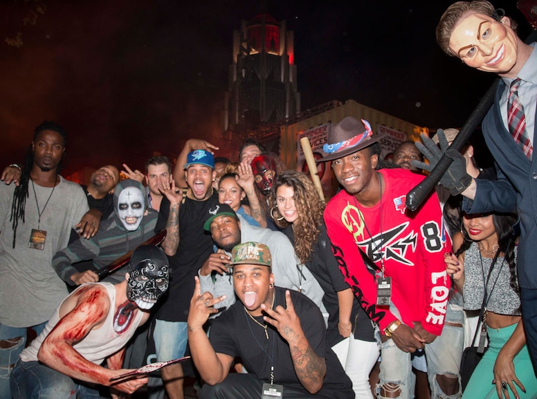 Chris Brown, Karruche Tran, Halloween Horror Nights