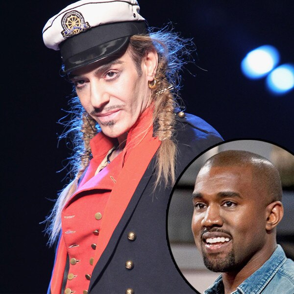 John Galliano Returning to Fashion, Kanye Tweets Support - E! Online