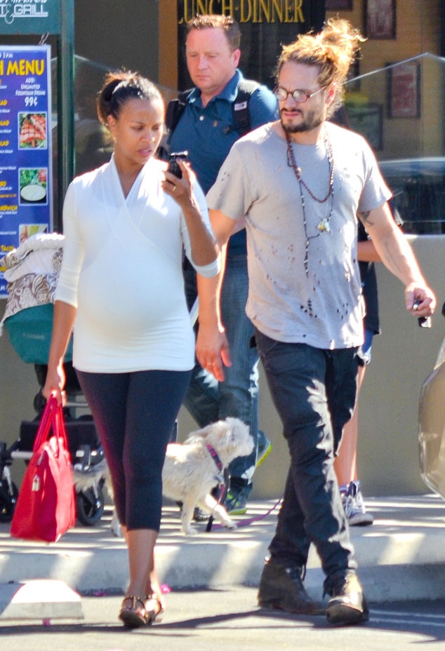 Zoe Saldana and Marco Perego spotted having lunch in LA 