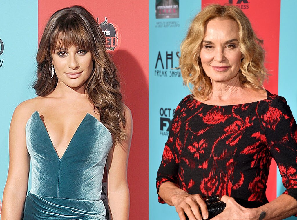 You Have to Watch Jessica Lange Throw Serious Shade at Lea Michele