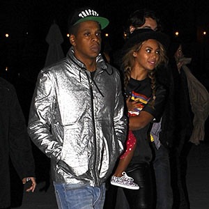 Beyoncé, Jay Z y Blue Ivy en Louvre