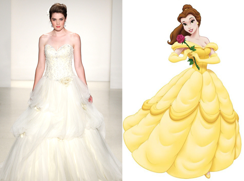 Belle From Alfred Angelo S Disney Princess Wedding Gowns E News