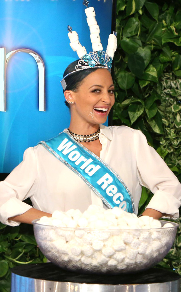 Watch Ellen DeGeneres Shove Marshmallows in Nicole Richie's Mouth E
