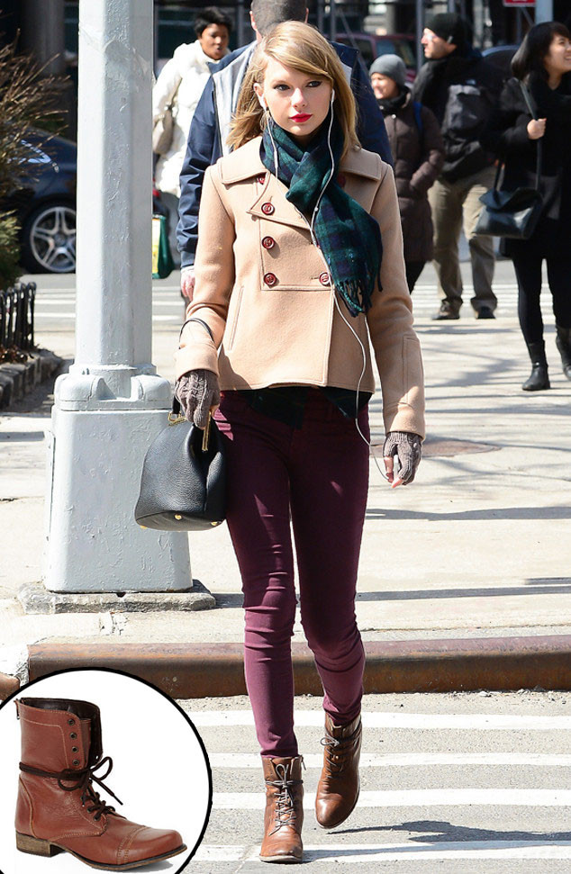 Taylor Swift's Combat Boots from Fall 2014 Shoes & Boots Guide | E! News