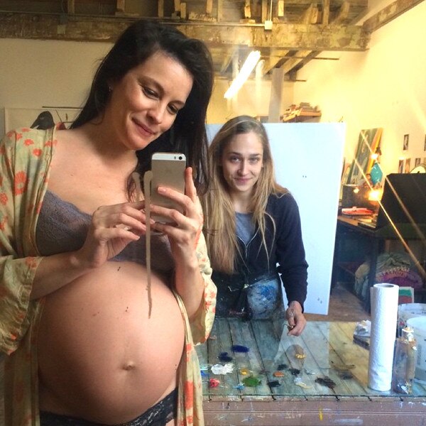 Which Celeb Just Painted a Portrait of Liv Tyler s Baby Bump