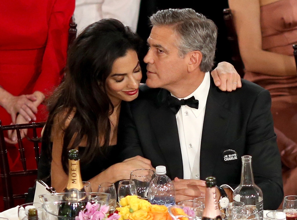  Amal Clooney, George Clooney, Golden Globes