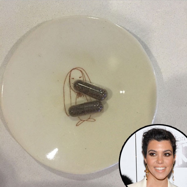 Kourtney Kardashian, Placenta Pills, Instagram