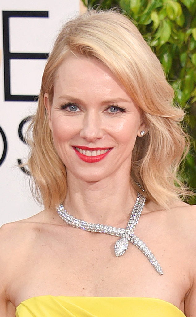 Naomi Watts Brings the Bling with Serpent Jewels at 2015 Golden Globes - E!  Online