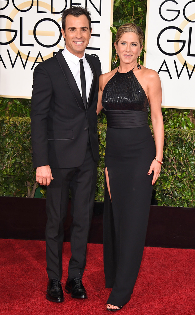 Justin Theroux, Jennifer Aniston, Golden Globes