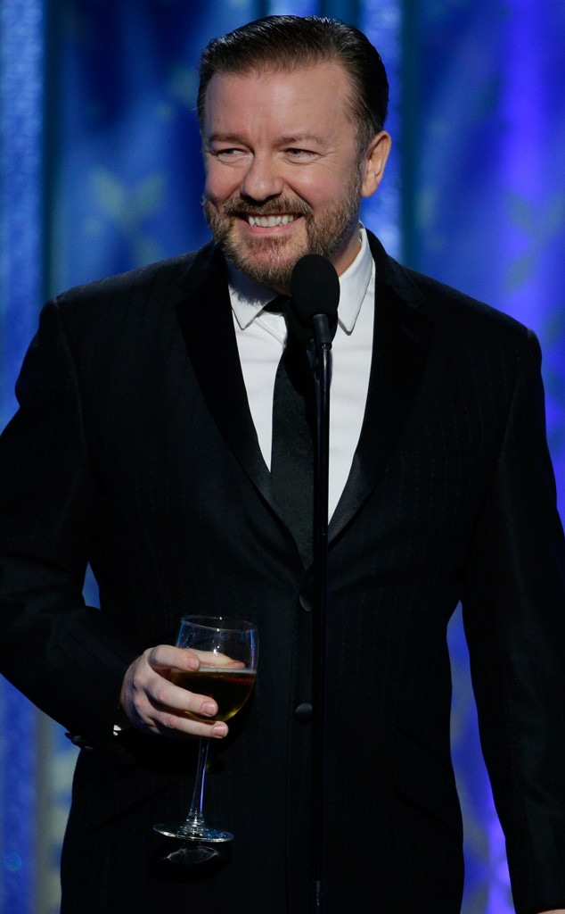 Ricky Gervais, Golden Globes