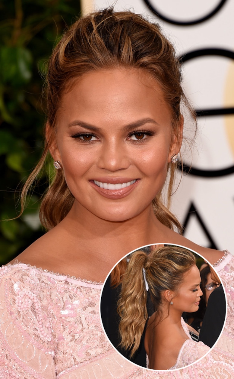 Best Beauty Looks, Golden Globes, Chrissy Teigen