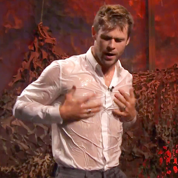 HOT! Watch Chris Hemsworth Dance in a Wet Shirt