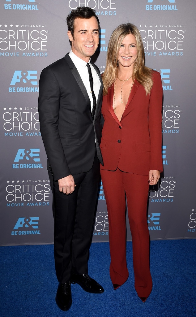 Jennifer Aniston, Justin Theroux, Critics' Choice Awards