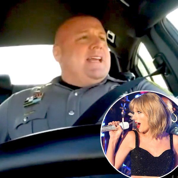 Cop Lip Syncs Taylor Swift Song Shake It Off—watch E Online