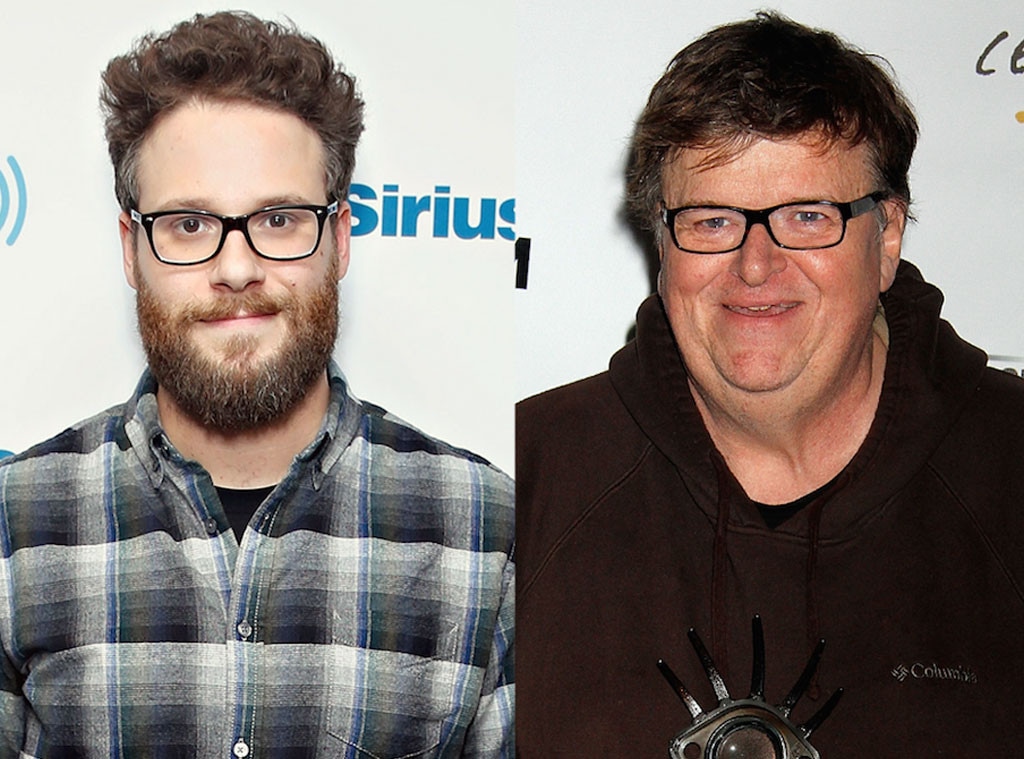 Seth Rogen, Michael Moore