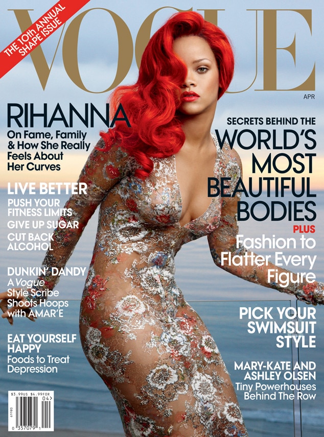 Image result for vogue cover rihanna