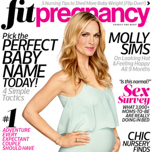 Molly Sims Covers Fit Pregnancy Talks Necessary C Section With Son