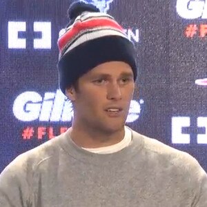 tom brady press conference images
