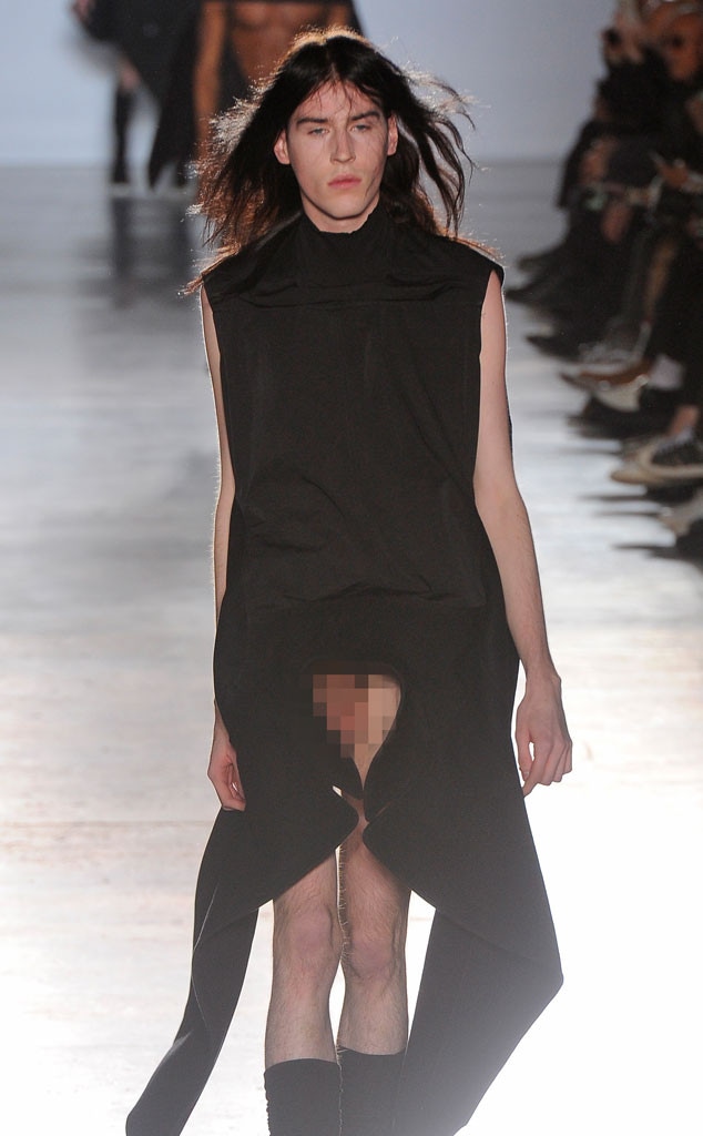 Rick Owens, Menswear, Penis, ESC: Craziest Moments from Fashion Week