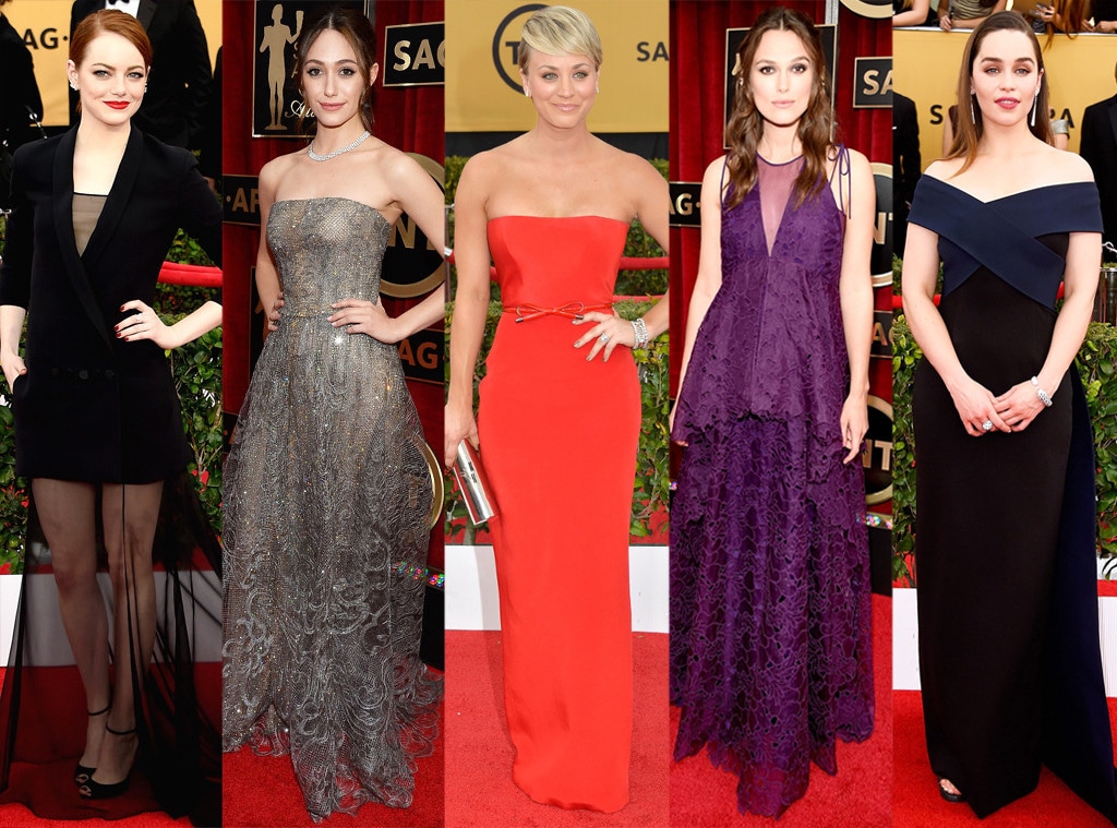 Stars by the ages, 20's, SAG Awards