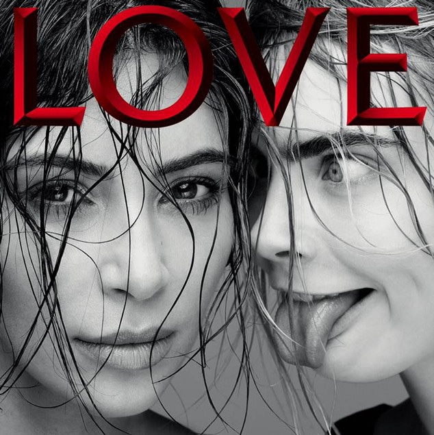 Kim Kardashian, Cara Delevingne, LOVE