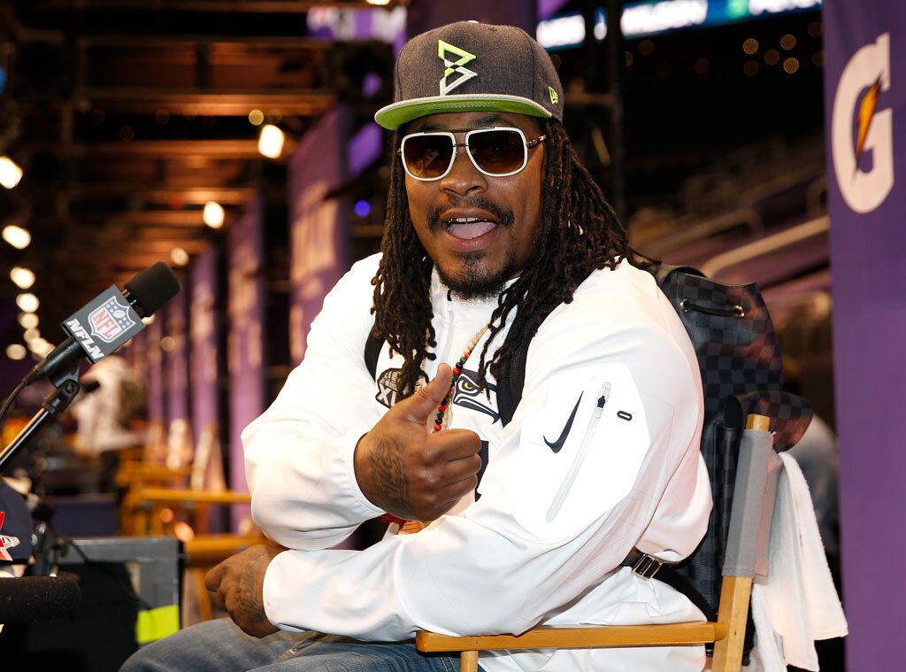 Marshawn Lynch At Press Day: ''I'm Just Here So I Won't Get Fined''