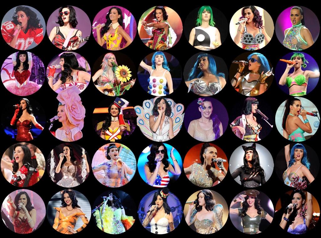 Katy Perry, Costumes, Collage