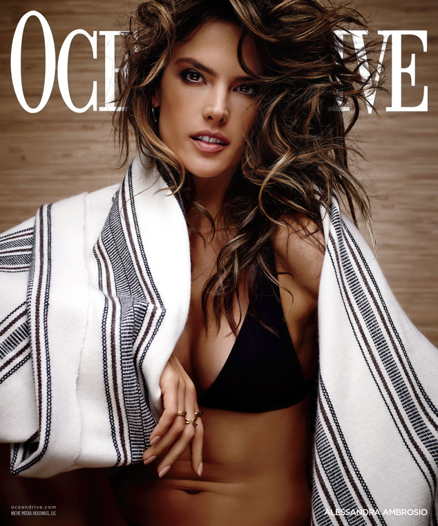 Alessandra Ambrosio puts her supermodel figure on display in one
