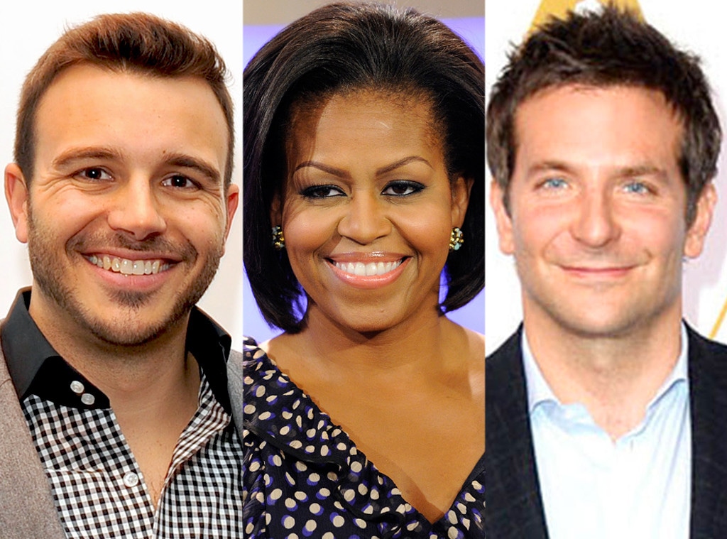 Charlie Ebersol, Michelle Obama, Bradley Cooper