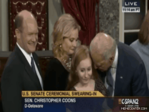 Joe Biden Wants To Sniff Your Daughter's Hair - E! Online