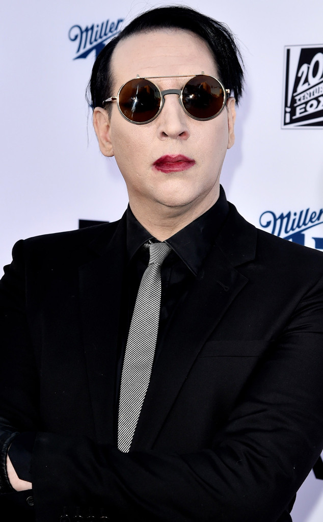 Ouch! Marilyn Manson Gets Punched in the Face While Dining ...